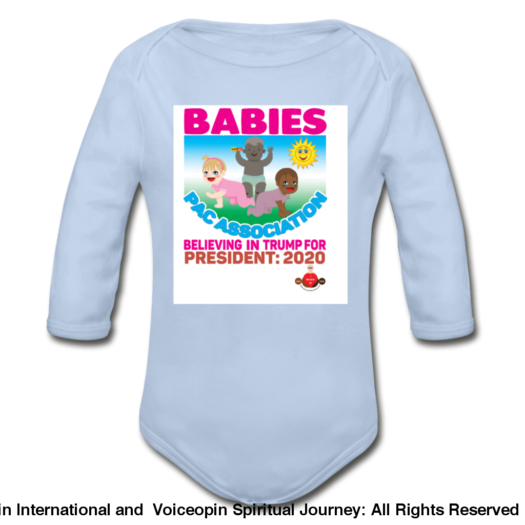Trump Pac Association Organic Long Sleeve Baby Bodysuit