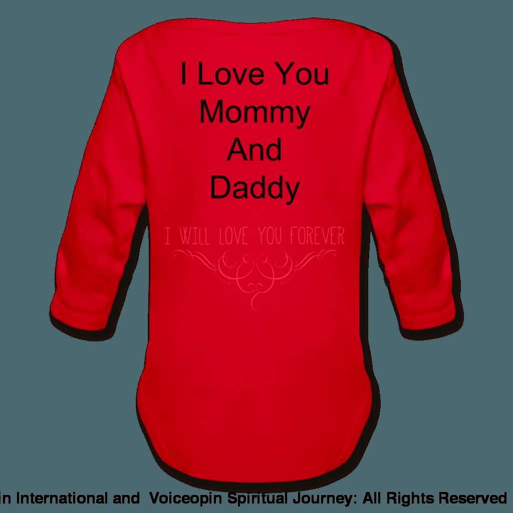 Believe God Brought Us Together Organic Long Sleeve Baby Bodysuit