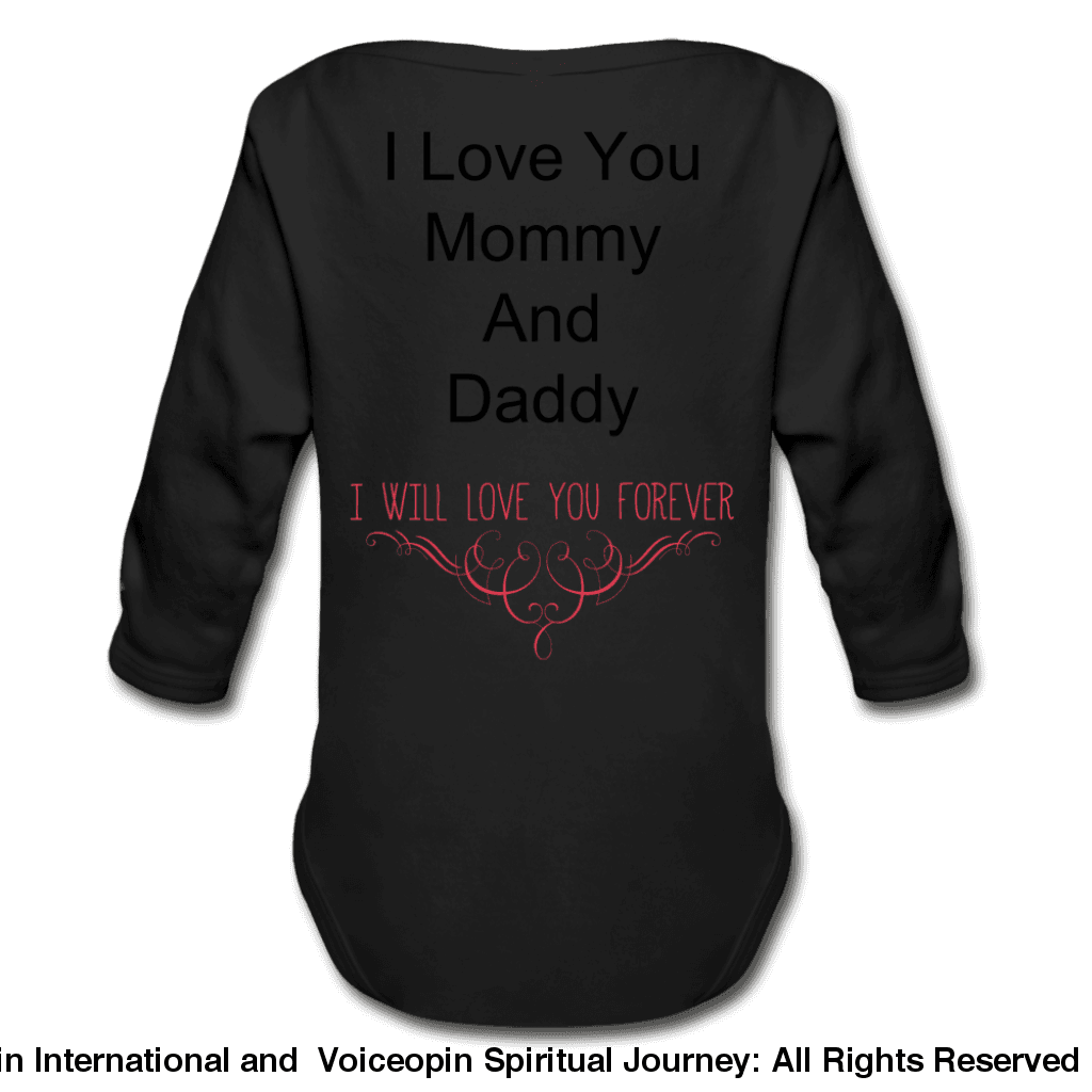 Believe God Brought Us Together Organic Long Sleeve Baby Bodysuit