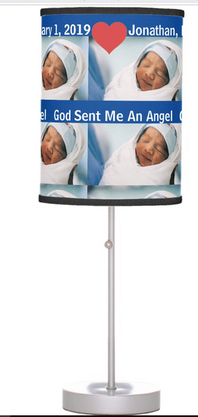 Lamp-God Sent Me An Angel-Pampered Prince Boy or Adorable Toddler Boy You'll Cherish Love Lamp