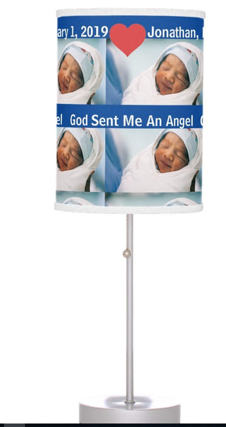 Lamp-God Sent Me An Angel-Pampered Prince Boy or Adorable Toddler Boy You'll Cherish Love Lamp