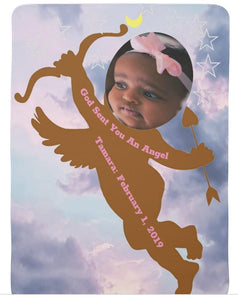 Baby Blanket-God Has Sent You An Angel-Pampered Princess Girl You'll Cherish Love Baby Blanket - Voiceopin International: Child Abuse Information & Online Shopping Center