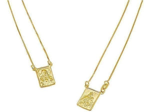 Golden Escapulario Necklace - Voiceopin International: Child Abuse Information & Online Shopping Center