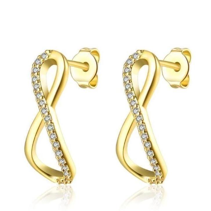 Golden NYC Huggies Designer Earring-Classic Pave - Voiceopin International: Child Abuse Information & Online Shopping Center