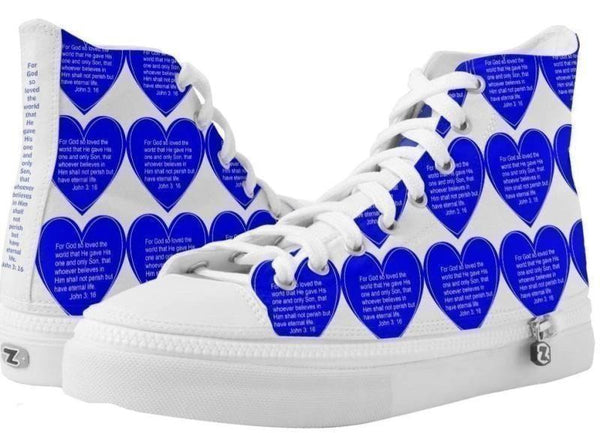 High Top Sneaker-God Loves You High Top Sneaker - Voiceopin International: Child Abuse Information & Online Shopping Center