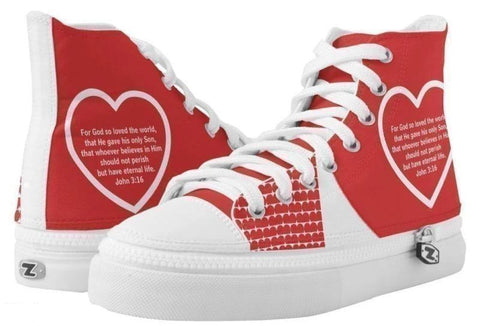 High Top Sneaker-God Loves You High Top Sneaker - Voiceopin International: Child Abuse Information & Online Shopping Center