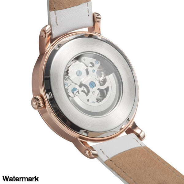 I Love Who I Am Genuine Leather Strap Water-resistant Automatic Watch (Rose Gold) Adult - Voiceopin International: Child Abuse Information & Online Shopping Center