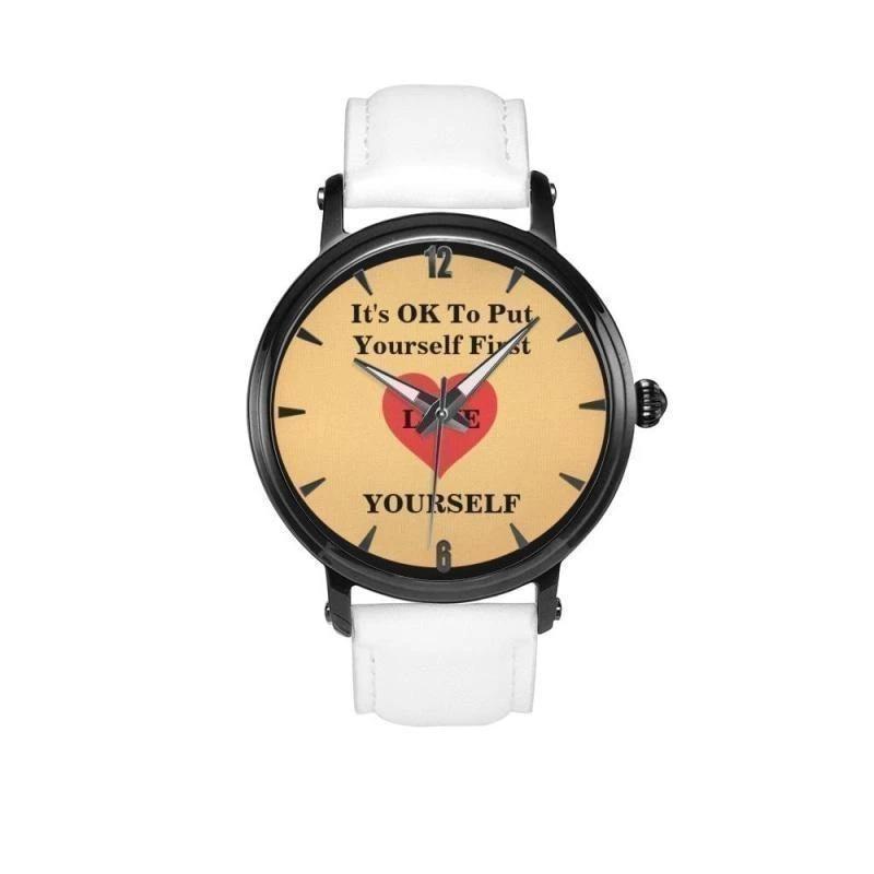 It's OK To Put Yourself First Water Resistant Quartz Watch - Voiceopin International: Child Abuse Information & Online Shopping Center