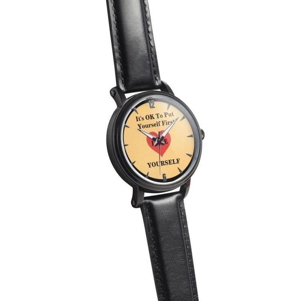 It's OK To Put Yourself First Water Resistant Quartz Watch - Voiceopin International: Child Abuse Information & Online Shopping Center