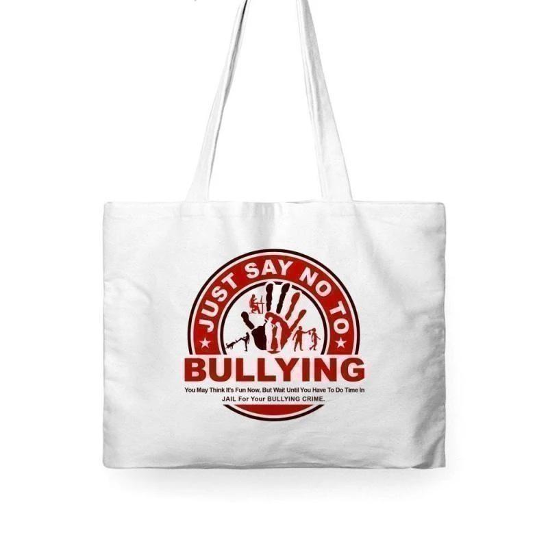 Just Say No To Bullying Tote Bag - Voiceopin International: Child Abuse Information & Online Shopping Center