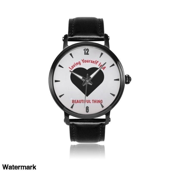 Love Is A Beautiful Thing-White Faced Water Resistant Quartz Watch - Voiceopin International: Child Abuse Information & Online Shopping Center