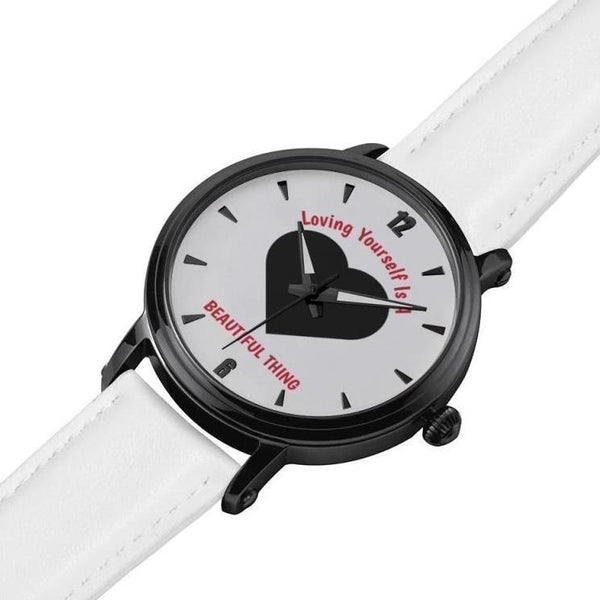 Love Is A Beautiful Thing-White Faced Water Resistant Quartz Watch - Voiceopin International: Child Abuse Information & Online Shopping Center