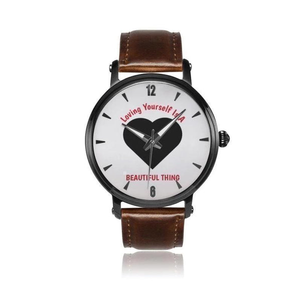 Love Is A Beautiful Thing-White Faced Water Resistant Quartz Watch - Voiceopin International: Child Abuse Information & Online Shopping Center