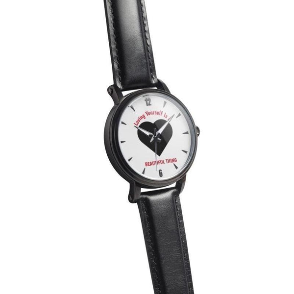 Love Is A Beautiful Thing-White Faced Water Resistant Quartz Watch - Voiceopin International: Child Abuse Information & Online Shopping Center