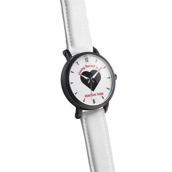 Love Is A Beautiful Thing-White Faced Water Resistant Quartz Watch - Voiceopin International: Child Abuse Information & Online Shopping Center