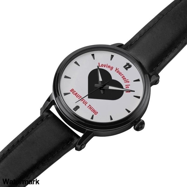 Love Is A Beautiful Thing-White Faced Water Resistant Quartz Watch