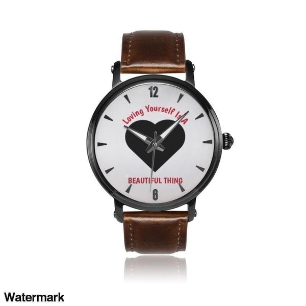 Love Is A Beautiful Thing-White Faced Water Resistant Quartz Watch