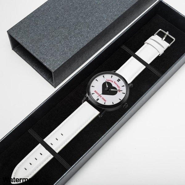 Love Is A Beautiful Thing-White Faced Water Resistant Quartz Watch