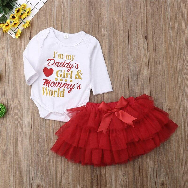 Lovely Newborn Baby Girls Valentine's Day Clothes - Voiceopin International: Child Abuse Information & Online Shopping Center