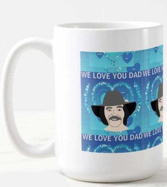 Mug-Dad, We Love You You'll Cherish Love Mug - Voiceopin International: Child Abuse Information & Online Shopping Center