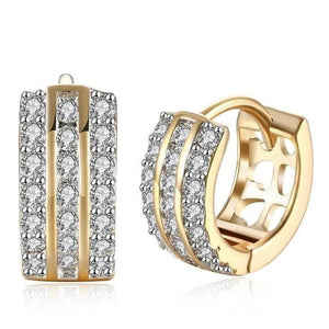 Swarovski Crystals Huggie Designer Earring - Voiceopin International: Child Abuse Information & Online Shopping Center