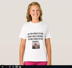 T-Shirt And Tank Top-Afraid To Stop Being A Bully Just Say To No Bullying You'll Cherish Love T-Shirt And Tank Top - Voiceopin International: Child Abuse Information & Online Shopping Center