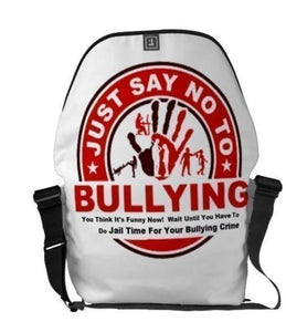 Tote Bag-Just Say No To Bullying Love Rickshaw Zero Messenger You'll Cherish Love Bag - Voiceopin International: Child Abuse Information & Online Shopping Center